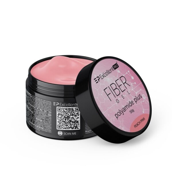 excellent pro peach pink fiber gel polyamide plus
